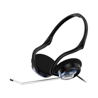 Auricular C/ Microfono Hs-300N,Dual Jack Cable,New (3111)