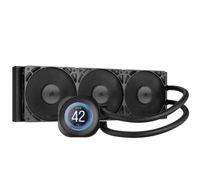 Water Cooling Corsair Nautilus X3 Cpu Cooler 360Mm Rs Lcd Black (0356)