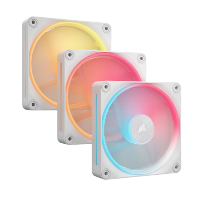 Fan Cooler Corsair Icue Link Lx120-R Rgb 120Mm White Pack X3 (8730)