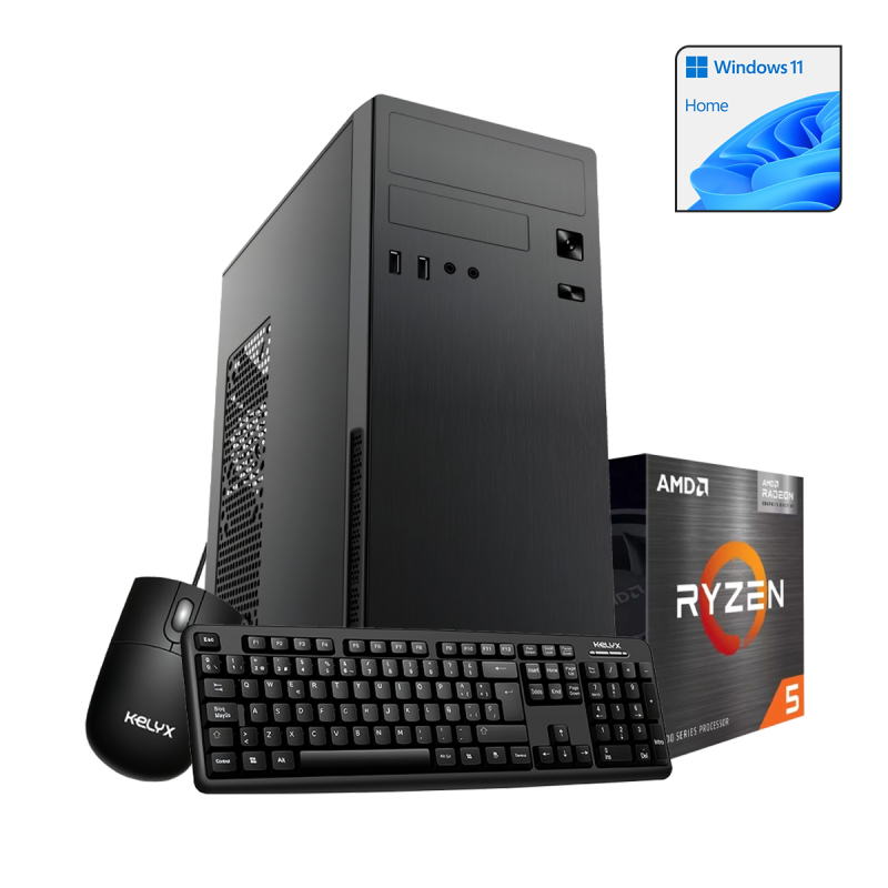 Pc Kelyx Amd Ryzen 5-5600Gt 16Gb M.2 512G Win 11 Home (5543)