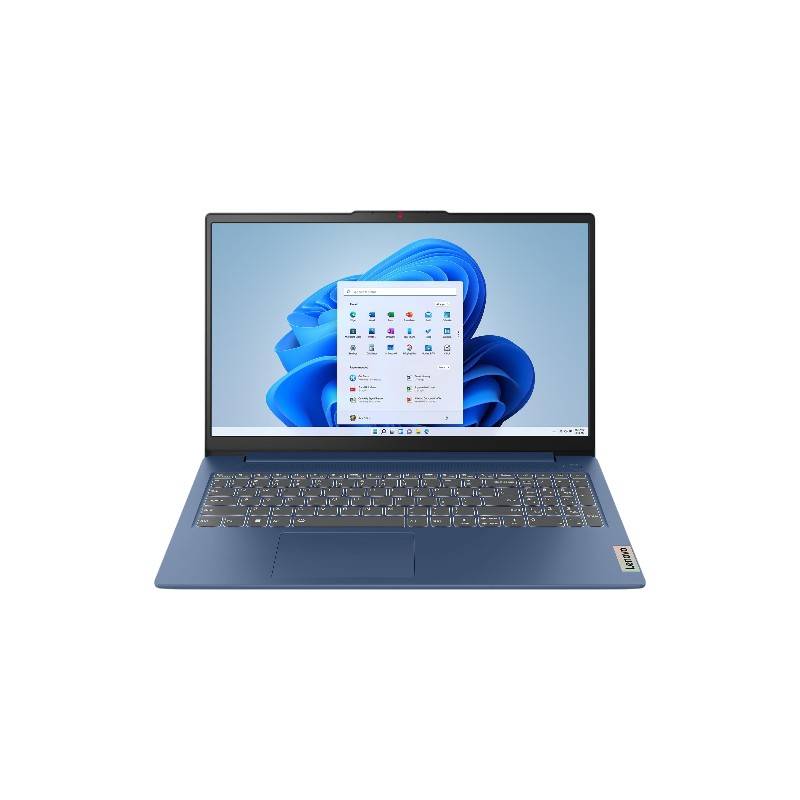 Notebook Lenovo Ip Slim 3 15Amn8 15.6 Fhd Amd R5 7520U 16Gb 5500Mhz Ddr5 512Gb Nvme Sin So Azul