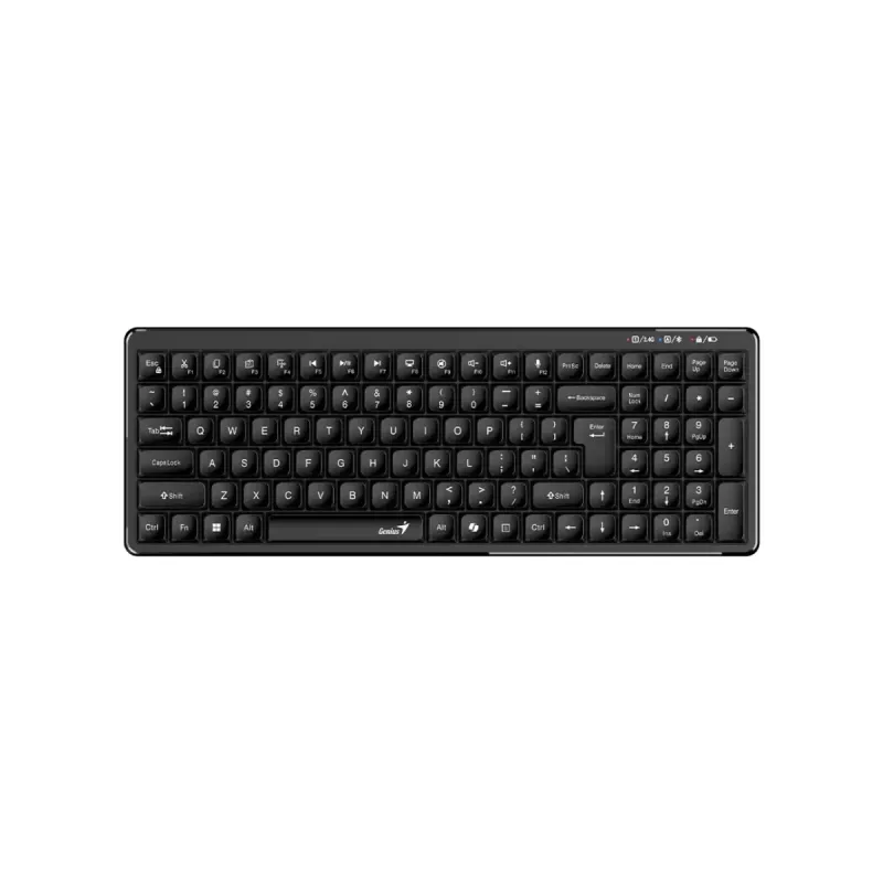 Teclado Genius Luxemate Q7100 Ai Sp Black Bt+2.4Ghz,Kb (3043)