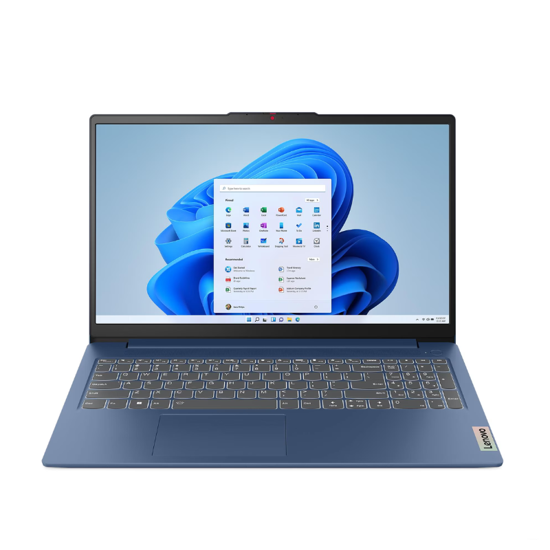 Notebook Lenovo Ip Slim 3 15Amn8 15.6 Fhd Amd R5 7520U 16Gb 5500Mhz Ddr5 512Gb Nvme W11H Azul