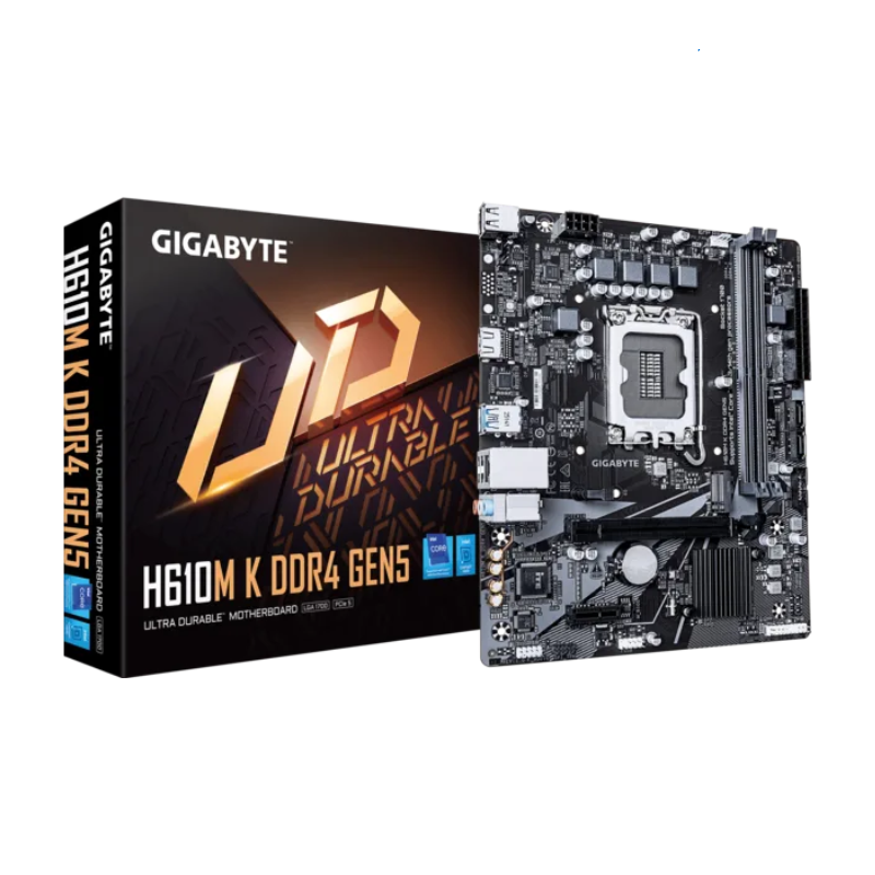 Mother Gigabyte H610M K Ddr4 Gen 5 1700 (12Va/13Va/14Va Gen) (0514)