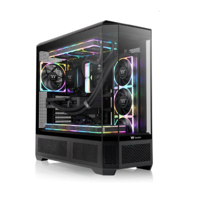 Gabinete Tt View 600 Tg Mid-Tower Black
