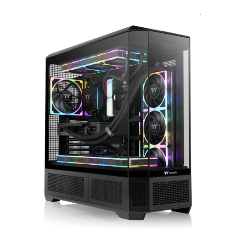 Gabinete Tt View 600 Tg Mid-Tower Black