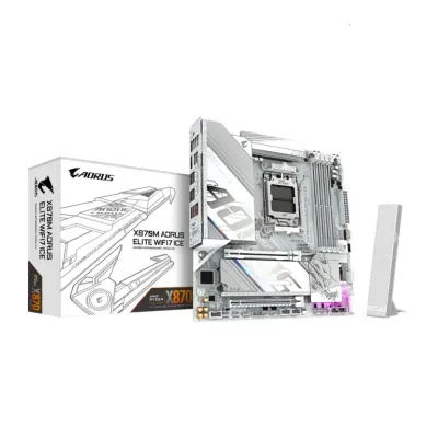 Mother Gigabyte X870M A Elite Wf7 Ice Ddr5 Am5 (Serie 7000/8000/9000) (4704)