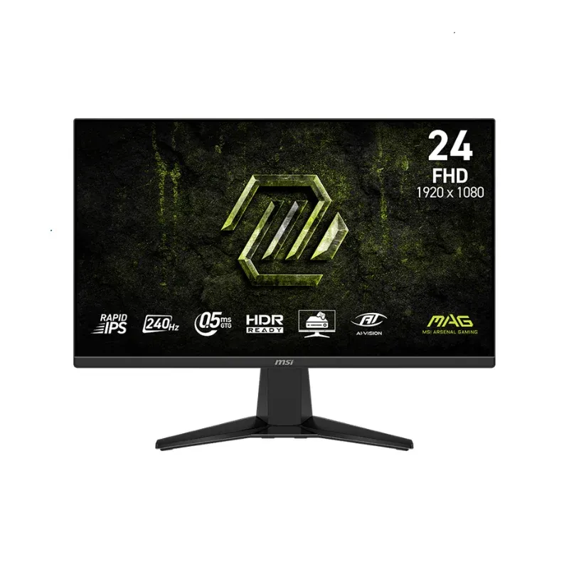 Monitor Gamer Msi 24 Mag 245F Fhd Rapid Ips 240Hz 0.5Ms 2Xhdmi + 1Xdp (Ii) (3242)
