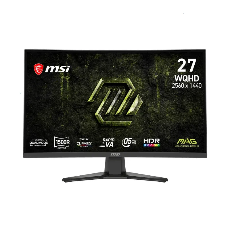 Monitor Gamer Msi 27 Mag 275Cqdf Wqhd Rapid Va 240Hz 0.5Ms Curved 2Xhdmi + 1Xdp (Ii) (3015)