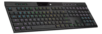 Teclado Corsair K100 Air Rgb Mecanico Switch Cherry Mx Ultra Low Profile Black Wireless (5176)