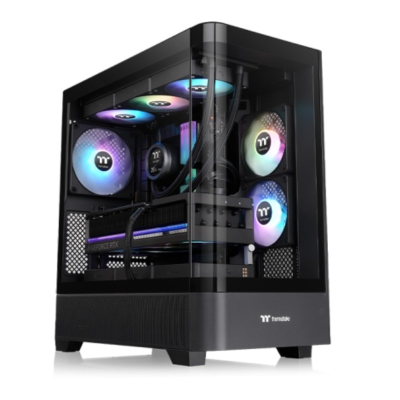 Gabinete Tt View 290 Tg Argb Mid-Tower Black