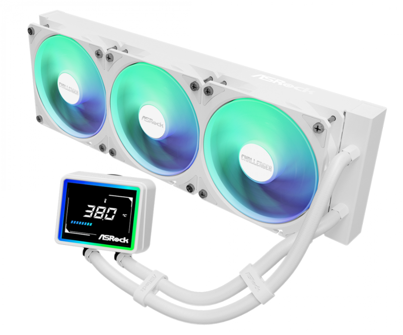 Water Cooler Asrock Challenger 360 Digital White