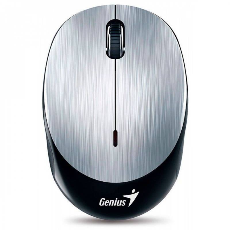 Mouse Mini Wireless Genius Nx-9000Bt Silver Recargable