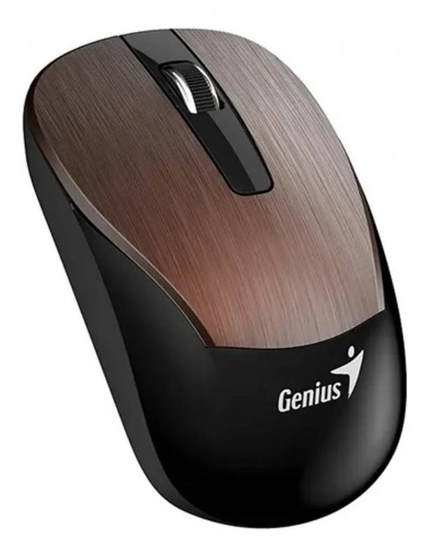 Mouse Wireless Recargable Genius Eco-8015 Chocolate