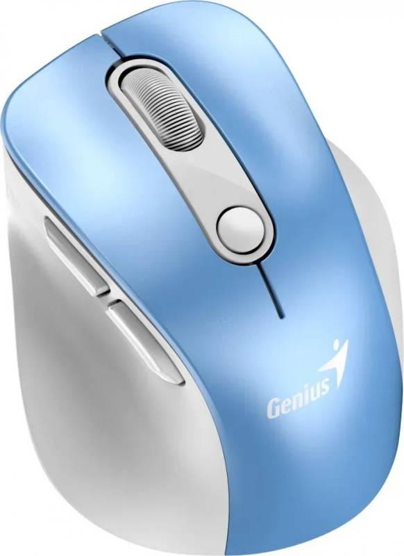Mouse Wireless Mini Genius Ergo 9000S Pro Recargable Blue