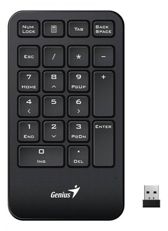 Teclado Numerico Wireless Genius Numpad 1000 Black