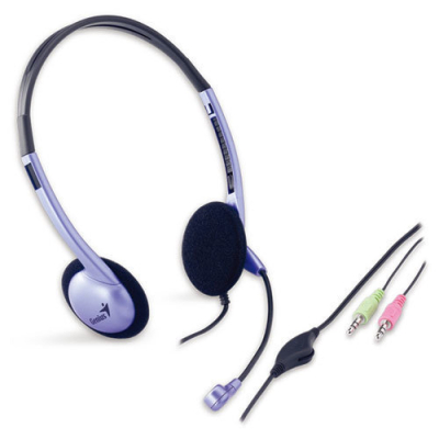 Auricular + Mic Headset Genius Hs-02B