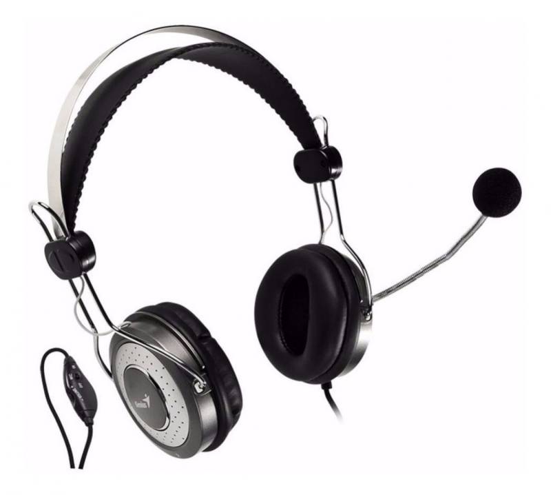 Auricular + Mic Headset Genius Hs-04Su Dual Plug