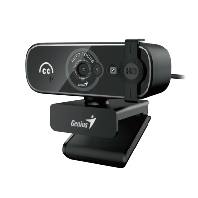 Webcam Genius Facecam Open Black Fhd - Con Tapa - Windows Hello