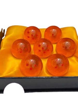 Caja De 7 Esferas Del Dragon De 4.3Cm