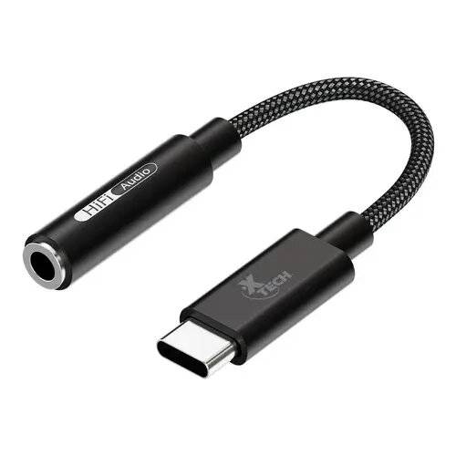 Xtc-509 Adaptador Xtech, Usb C Macho A 3,5Mm Auricular , L