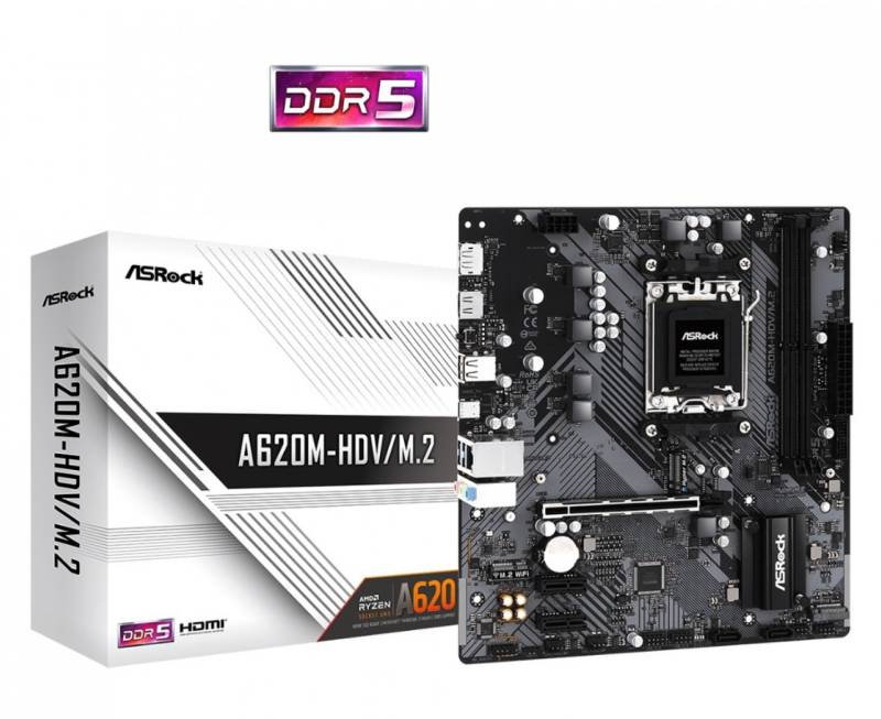 Mother Asrock (Am5) A620M-Hdv/M.2