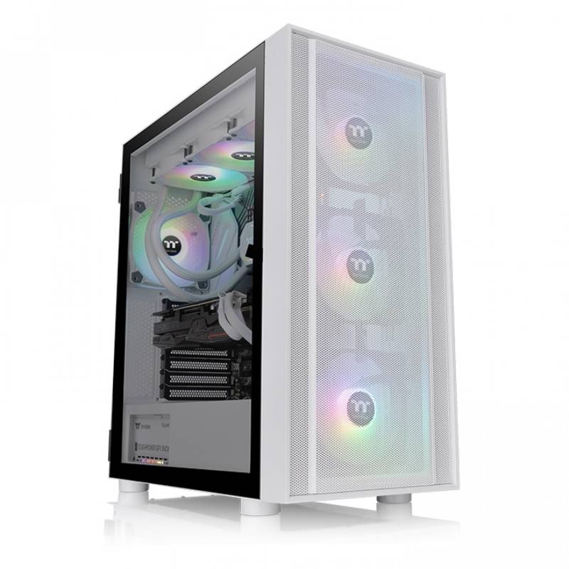Gabinete Thermaltake H570 Tg Snow White Tempered Glass