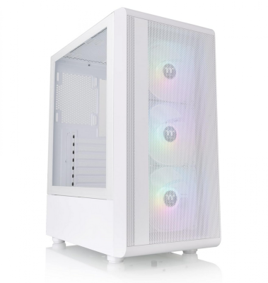 Gabinete Thermaltake S200 Plus Tg Argb Snow White Tempered Glass