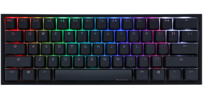 Teclado Gamer Ducky One 2 Mini Rgb Kailh Box White Swicht Double-Shot Pbt Mecanico