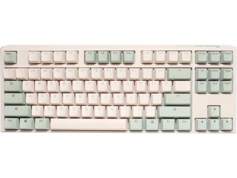 Teclado Mecanico Ducky One 3 Matcha Tkl Hotswap Double Shot Pbt Quack Cherry Mx Silent Red