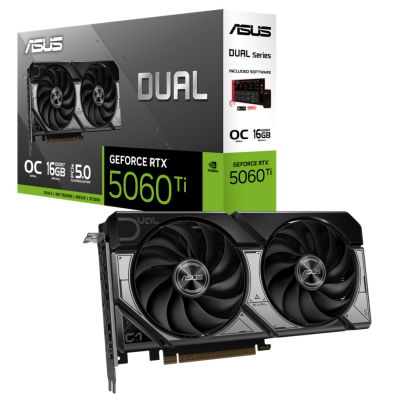 Placa De Video Asus Dual Rtx 5060Ti 16Gb
