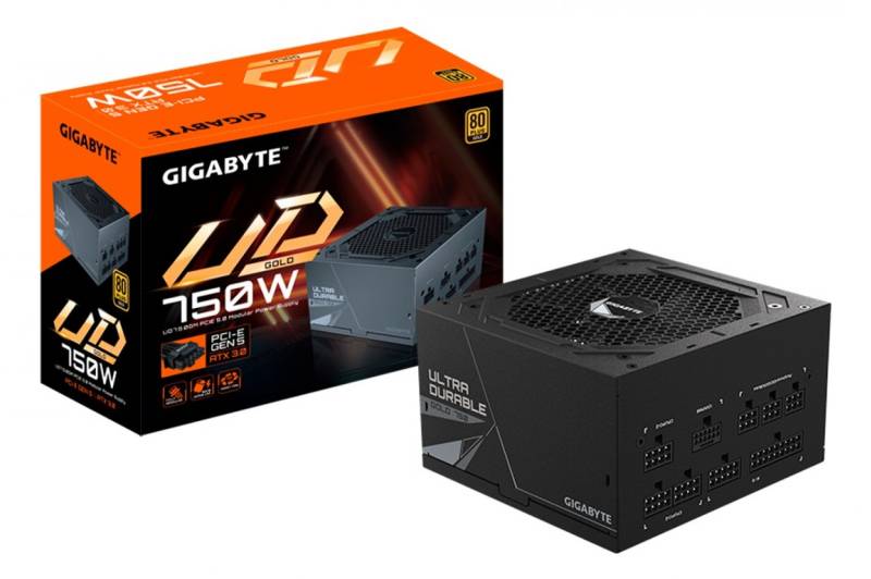 Fuente Gamer Gigabyte 750W Pg5 80 Plus Modular Gold