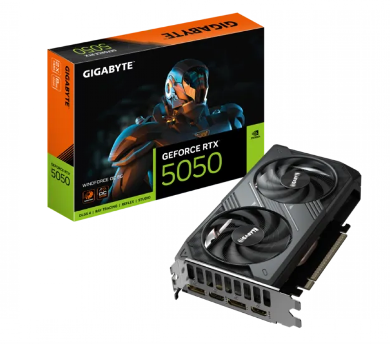 Placa De Video Gigabyte Rtx 5050 Wf Oc 8Gb