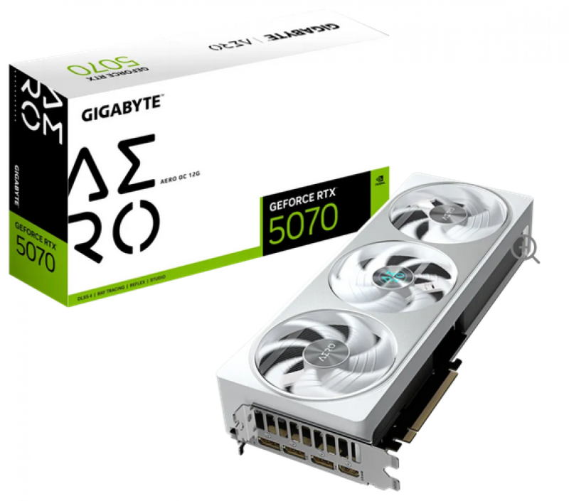 Placa De Video Gigabyte Rtx 5070 Aero Oc 12Gb