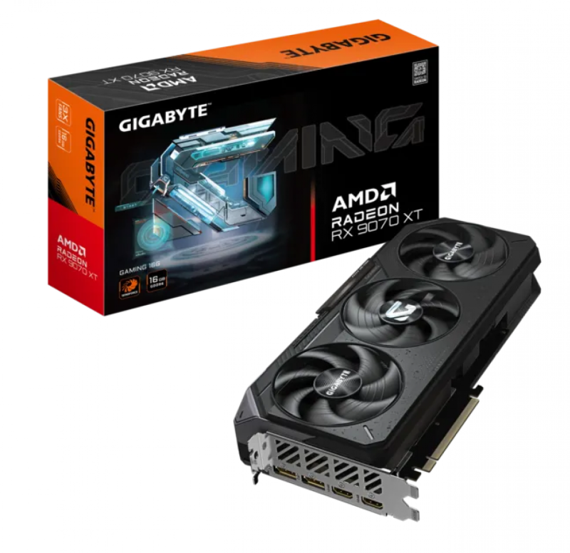 Placa De Video Gigabyte Radeon Rx 9070 Xt Gaming 16Gb
