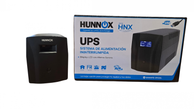 Hunnox Ups Y Estabilizador 1500Va Lcd C/Usb