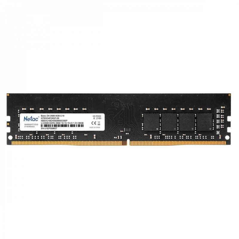 Memoria Netac Basic Ddr4 Dimm 8Gb 3200 C16