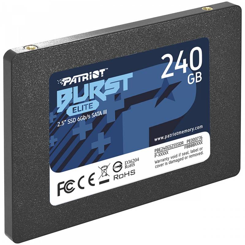 Disco Ssd Patriot Burst Elite Solid 240 Gb Sata3 Pe000776