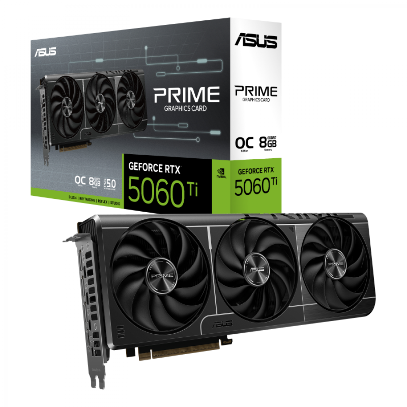 Placa De Video Asus Prime Rtx 5060Ti O 8Gb