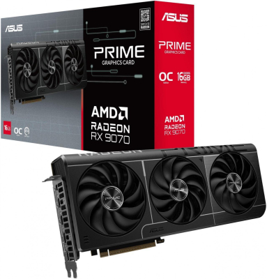 Placa De Video Asus Prime Rx 9070 O 16Gb