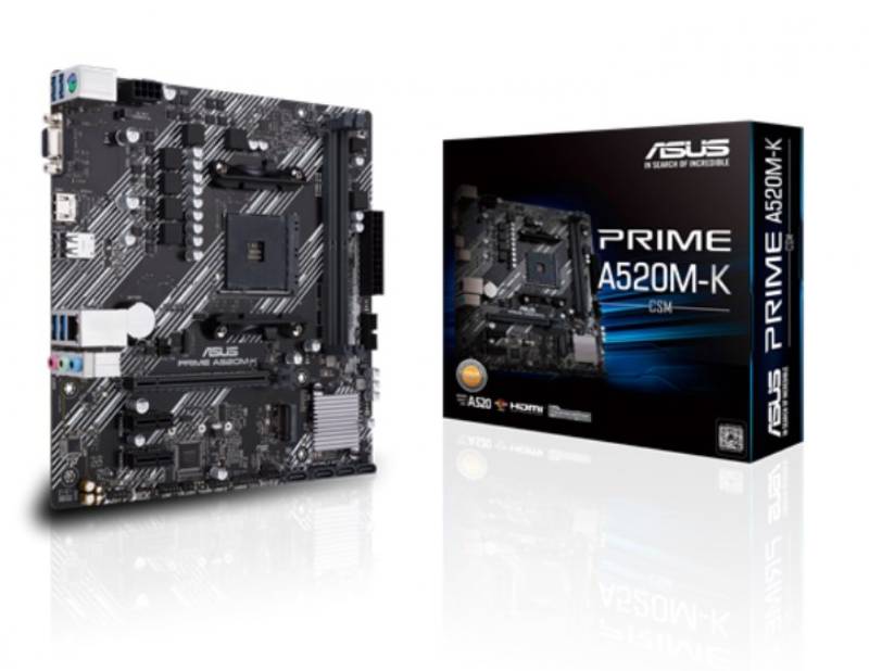 Mother Asus (Am4) Prime A520M-K Csm