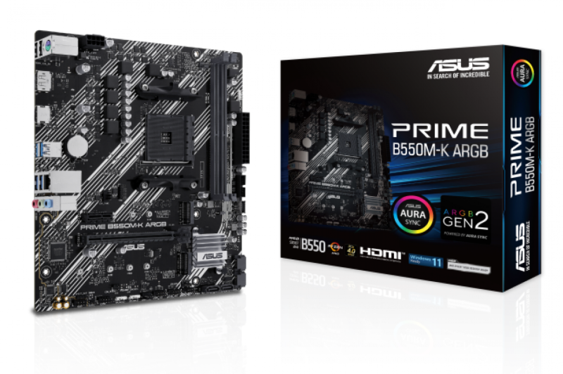 Mother Asus (Am4) Prime B550M-K Argb
