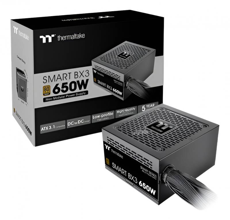 Fuente Gamer Thermaltake Smart Bx3 650W 80 Plus Bronze
