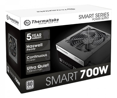 Fuente Thermaltake Smart 700W 80 Plus White