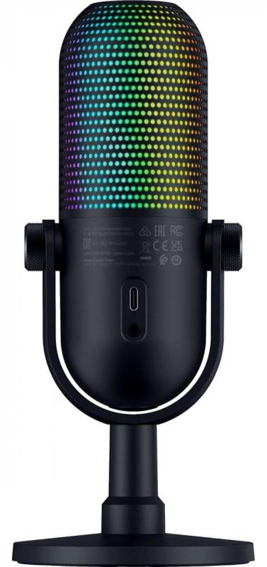 Microfono Razer Seiren V3 Chroma Black Rgb Usb-C