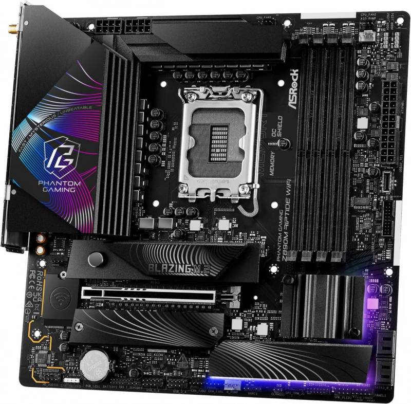 Mother Asrock (Lga1851) Z890M Riptide Wifi