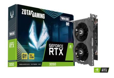 Placa De Video Zotac Rtx 3050 6Gb Twin Edge Oc